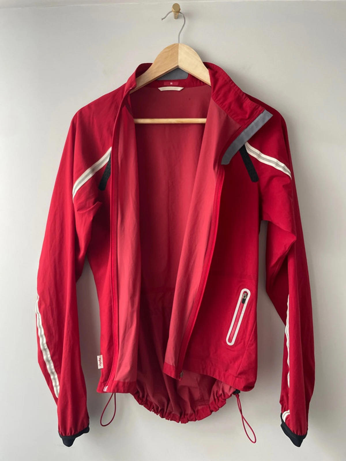 Women’s Rapha Premium Zip Through Cycling Jacket In Red - UK 14 - 1824