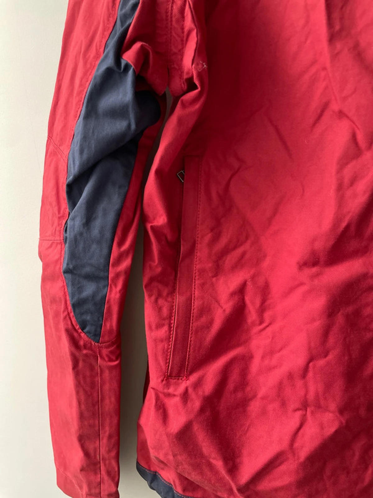 Men’s Pretty Green Hooded Parka Jacket Coat In Red - Medium - 2272