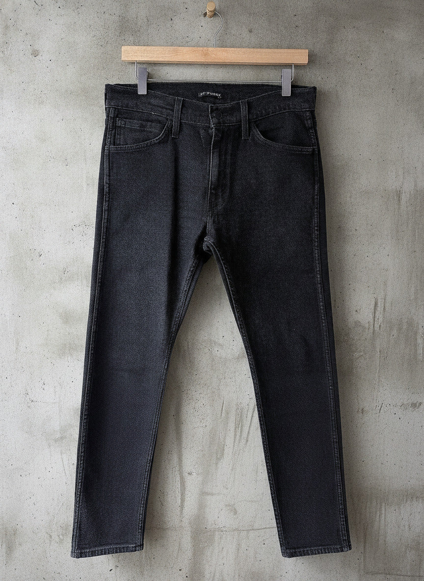 Men’s Levi's Premium Line 8 Slim Fit Jeans With Stretch In Black -W32/L30 - 3756