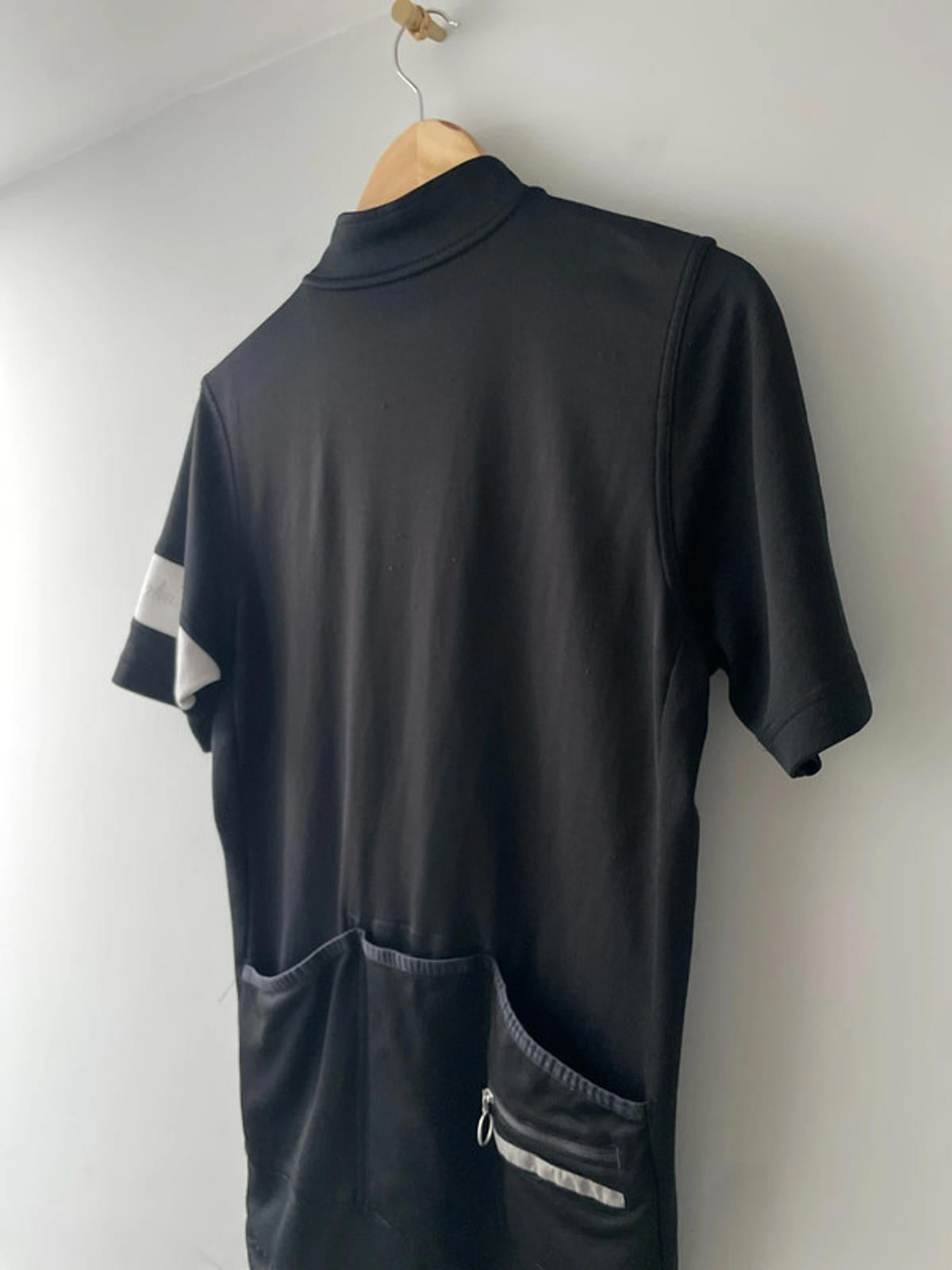 Men’s Rapha Premium Merino Wool Cycling Jersey Top In Black - Medium - 2847