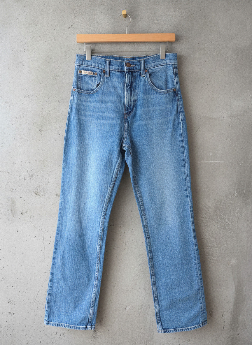 Women’s Calvin Klein Stretch Fit Boot Cut Jeans In Blue - W28/L31 - 3305