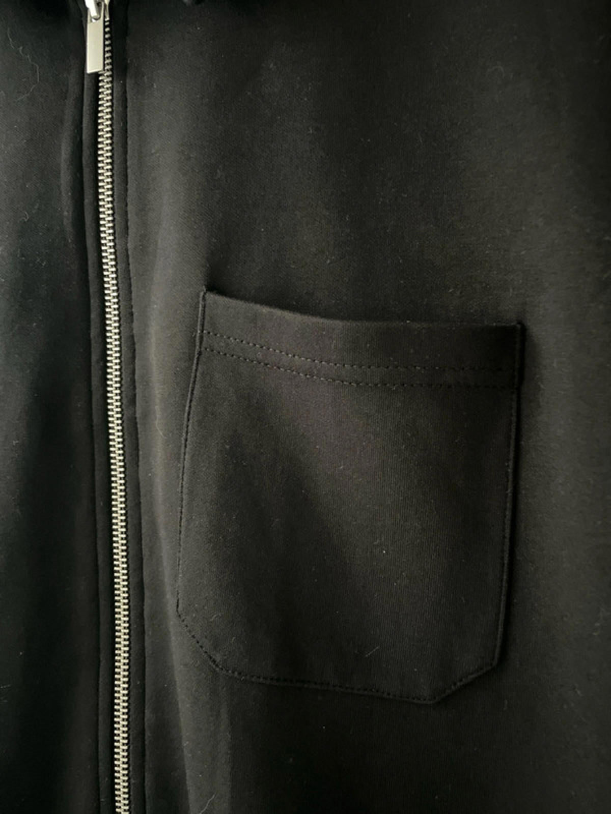 Men’s Tailor & Wright Full Zip Harrington Shacket In Black - Medium - 2546