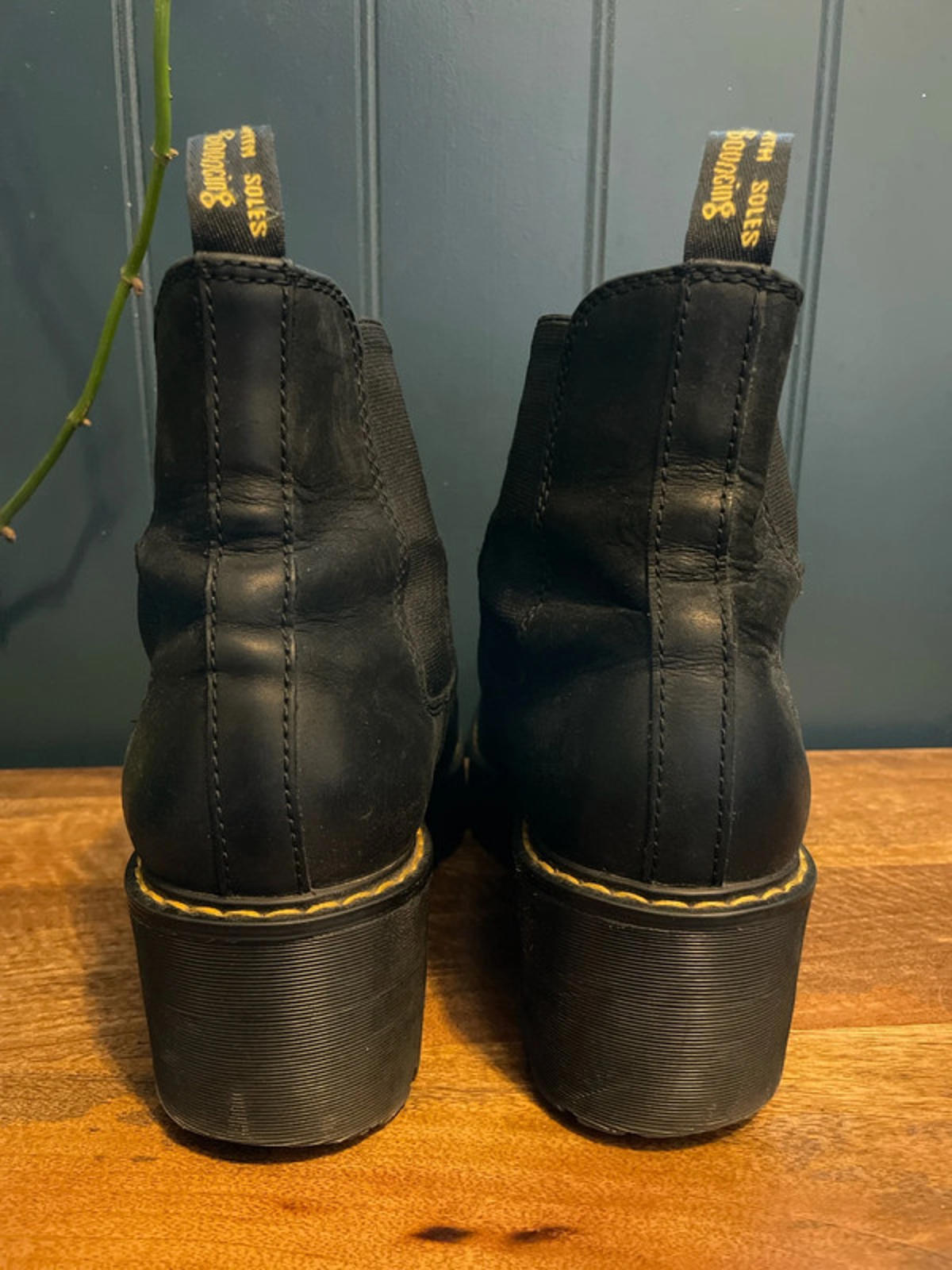 Women’s Dr Marten Rometty Platform Premium Leather Chelsea Boot In Black - UK 7 - 2556