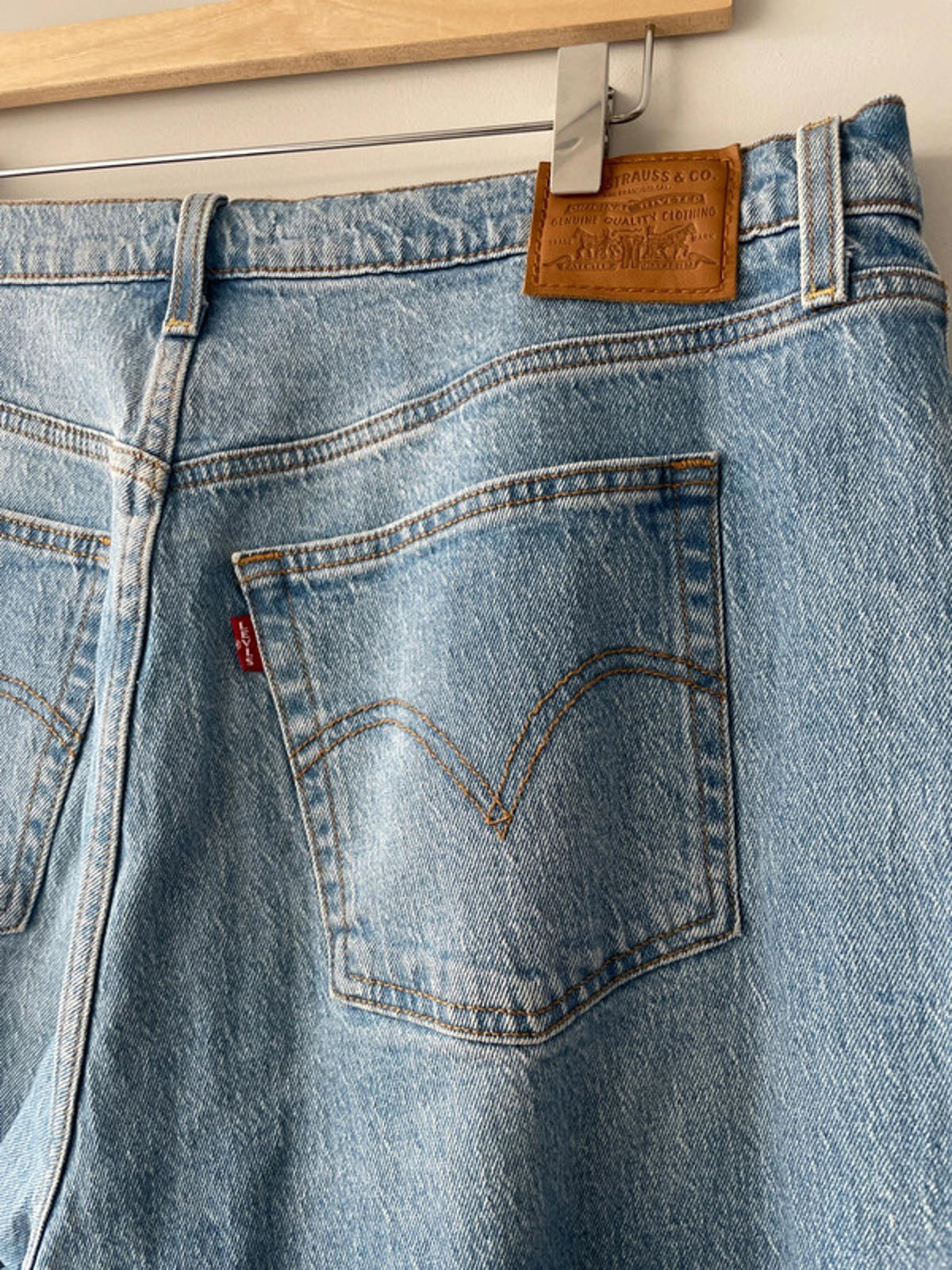 Women’s Levi’s Ribcage Straight Ankle Fit Blue Jeans - W37/L27 -1849