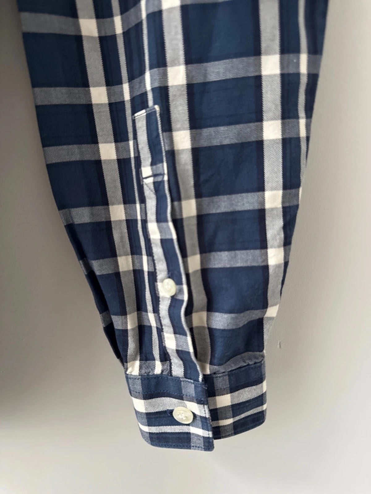Men’s Fred Perry Check Oxford Shirt With Chest Pocket - Small - 0884