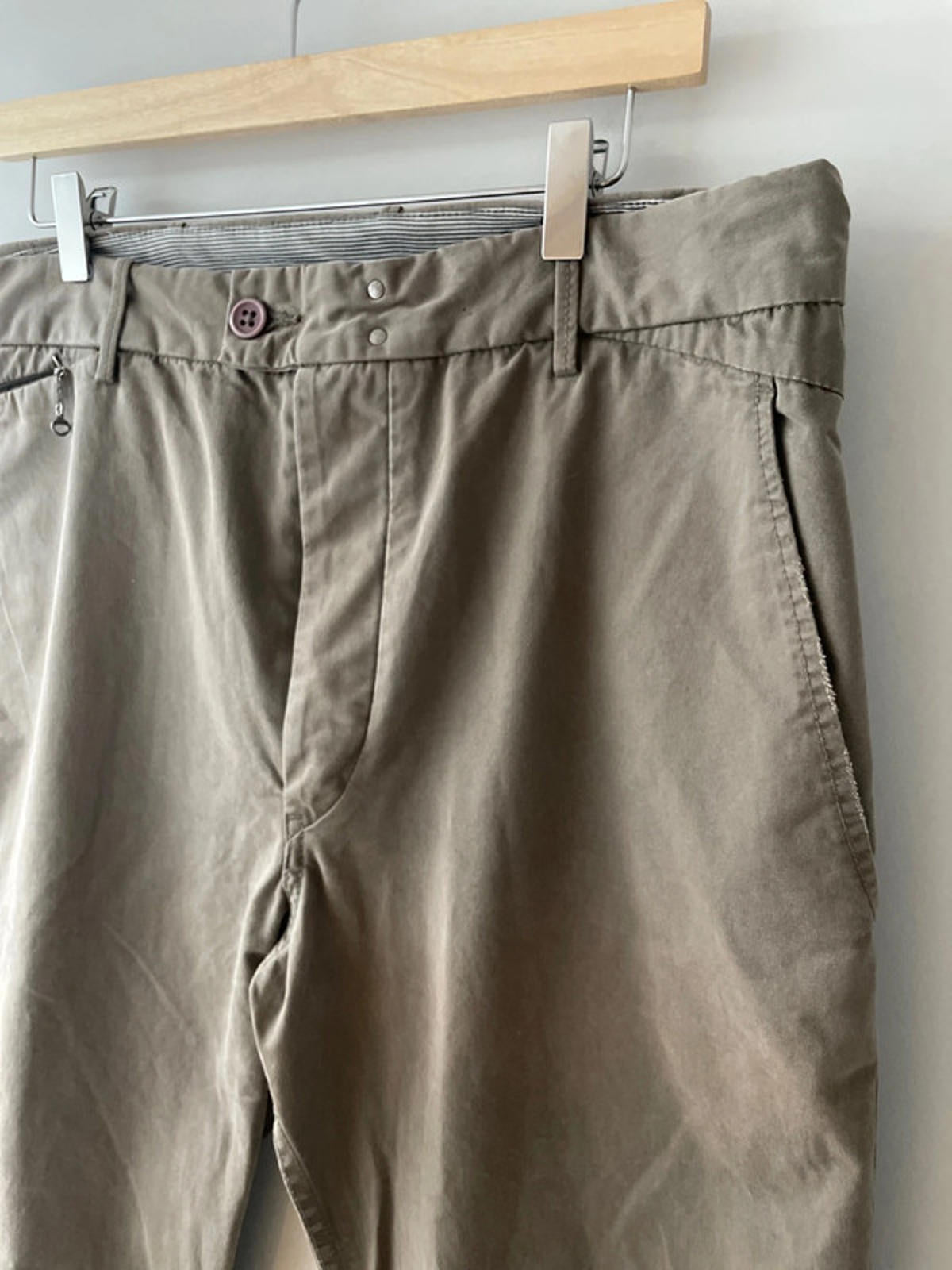 Men’s Diesel Stright Fit Classic Chino Trousers In Beige - W33/L34 - 2789