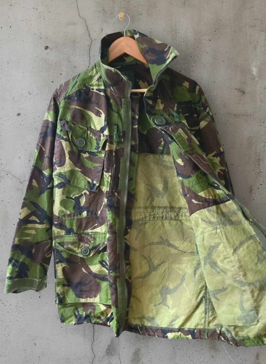 Mens DPM Camo M65 Military Field Jacket Size 170/88 In Khaki - Large - 2756