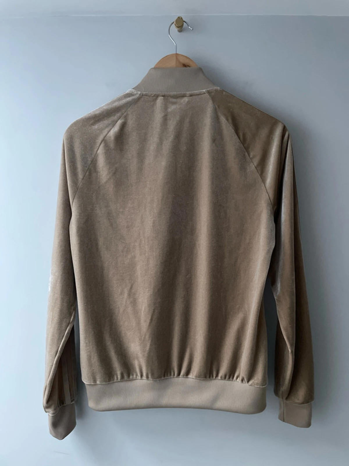 Women’s Adidas Adicolor Limited Edition Firebird Track Jacket In Beige Velour - UK8 - 2522