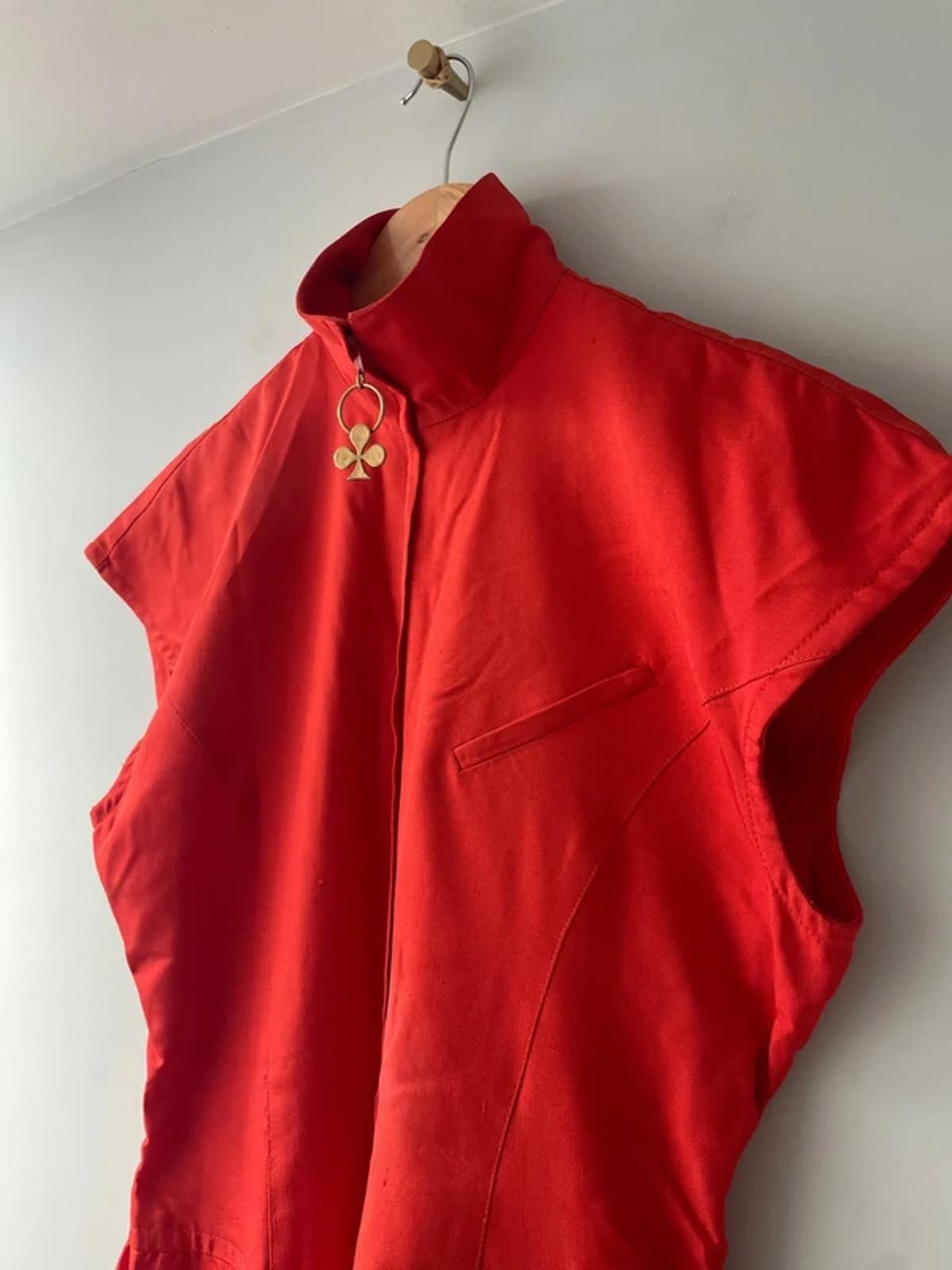 Women’s Emanuel Ungaro Designer Rare Find Cap Sleeve Dress In Red - UK8 - 3039