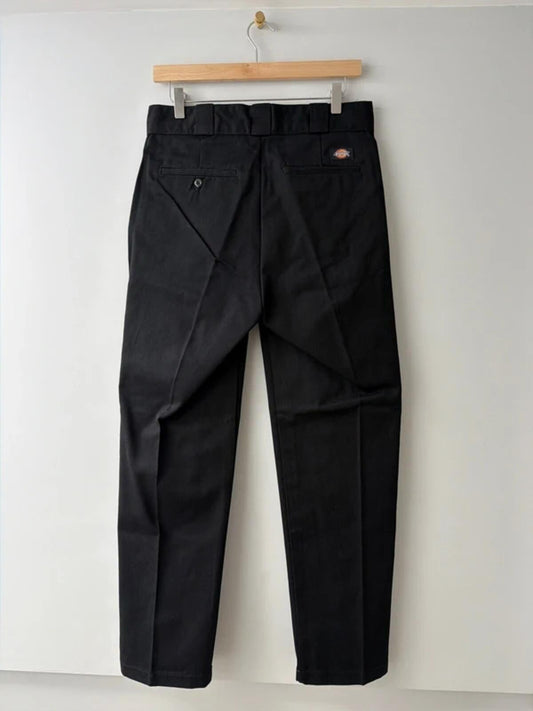 Women’s Dickies Elizaville Straight Leg Chino Trouser In Black - W28/L29 - 3377