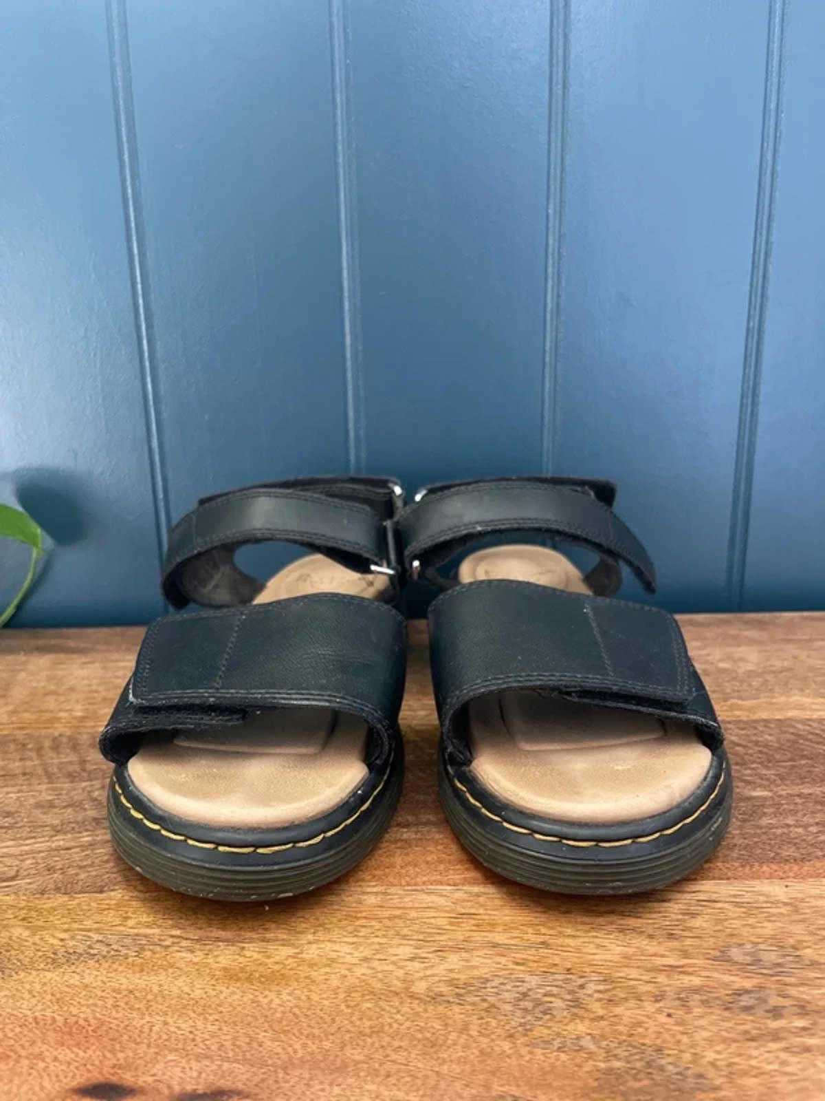 Women’s Dr Martens Romi Y Leather Straps Sandals in Black - UK5 - 3044