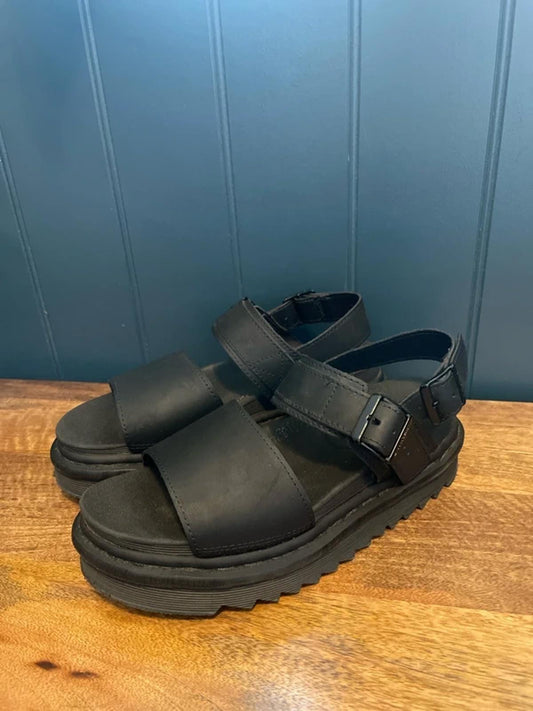 Women’s Dr Martens Voss Chunky Sole Sandals In Black - UK 5 - 3087