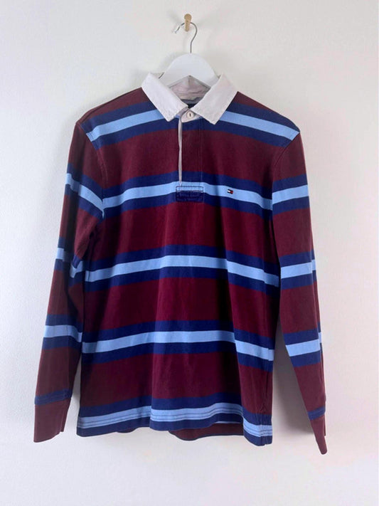 Men’s Tommy Hilfiger Long Sleeved Rugby Polo Shirt - Small   -1422
