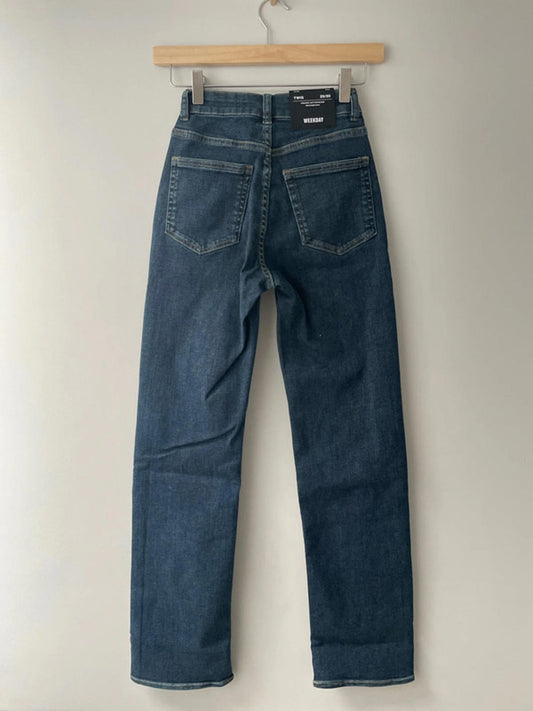 Women’s Weekday Twig Curve Mid Straight Fit Jeans - W25/L30 - 1821