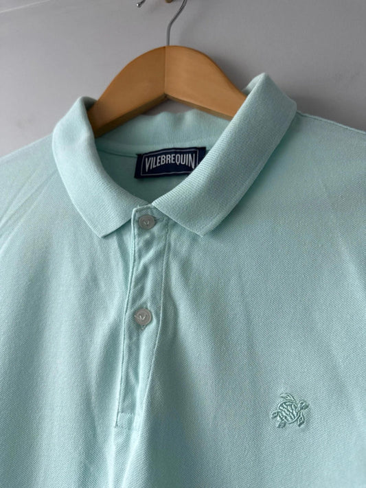 Men’s Vilebrequin Premium Polo Top In Blue - Small - 1206
