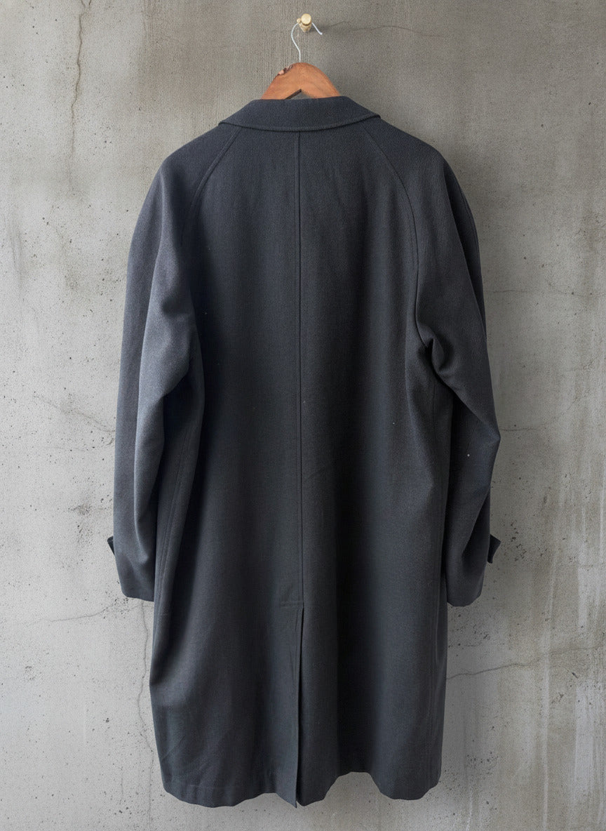 Men's Hirst Of Harrogate Wool Overcoat Jacket In Darl Green - XLarge - 3729