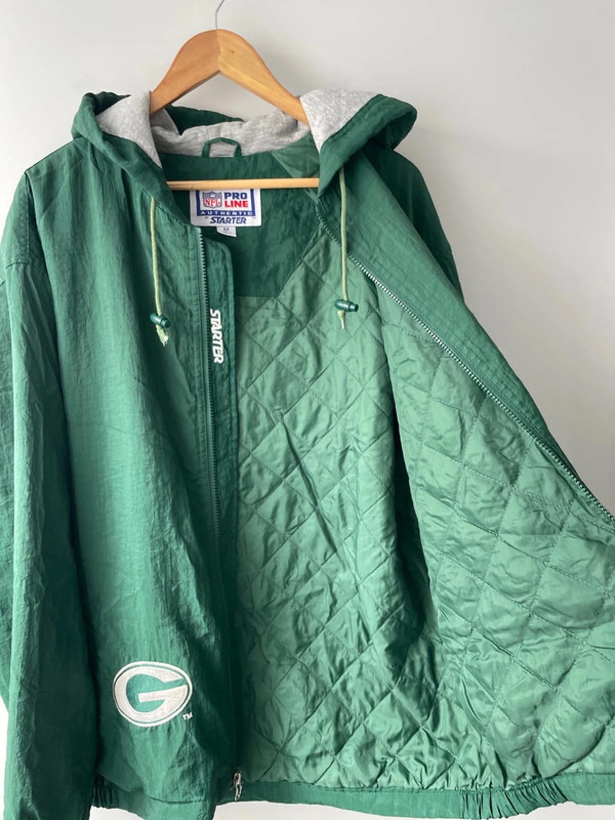 Men’s NFL Green Bay Packers Pro Line Hooded Jacket In Green - Medium - 2122