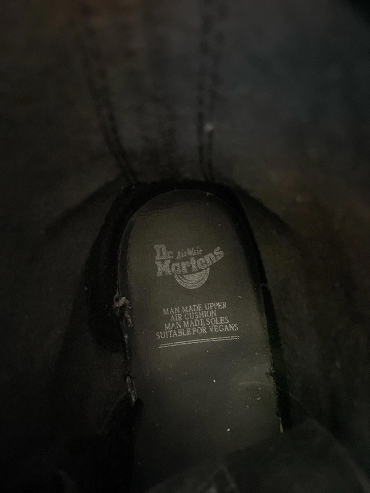 Women’s Dr Martens 14045 Mid Calf Lace Up Vegan Boots In Black - UK6 - 2159