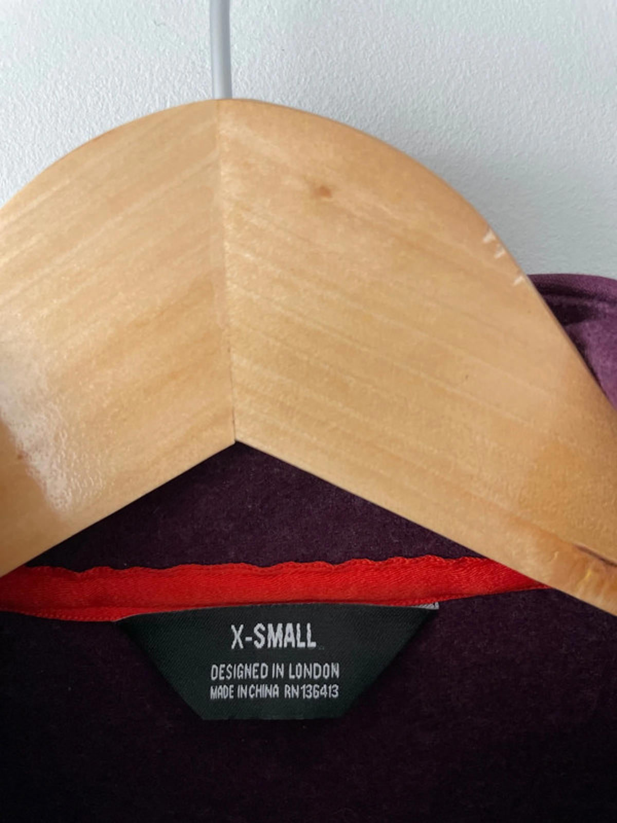 Men’s Rapha Long Sleeve Winter Cycling Jersey Merino Wool in Purple - XSmall- 2096