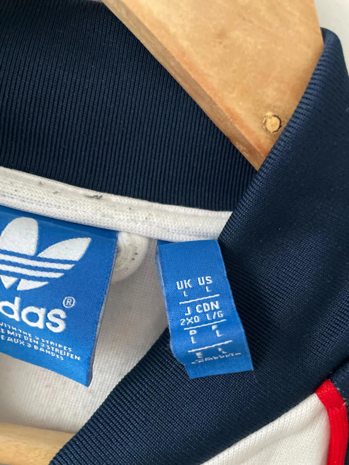 Women’s Adidas Originals SST Track Jacket In Navy/Red - Large - 2521