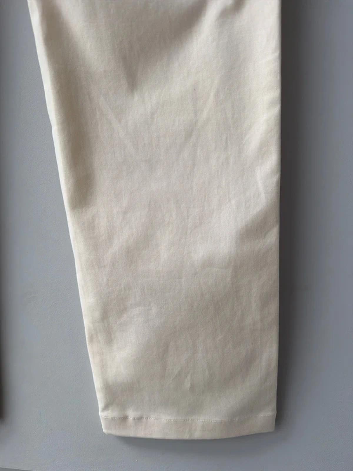 Men’s Tommy Hilfiger Denton Straight Leg Chino Trousers In Cream - W31/L32 - 3250