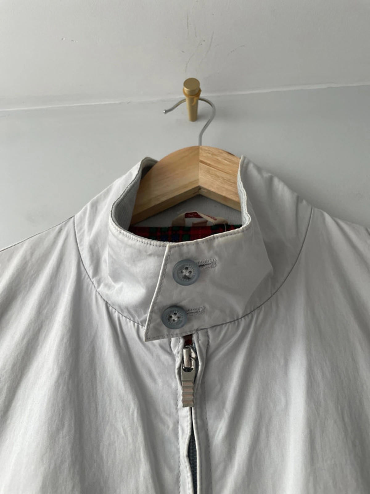 Men’s Baracuta G9 Premium Harrington Jacket In Grey - Small - 2067