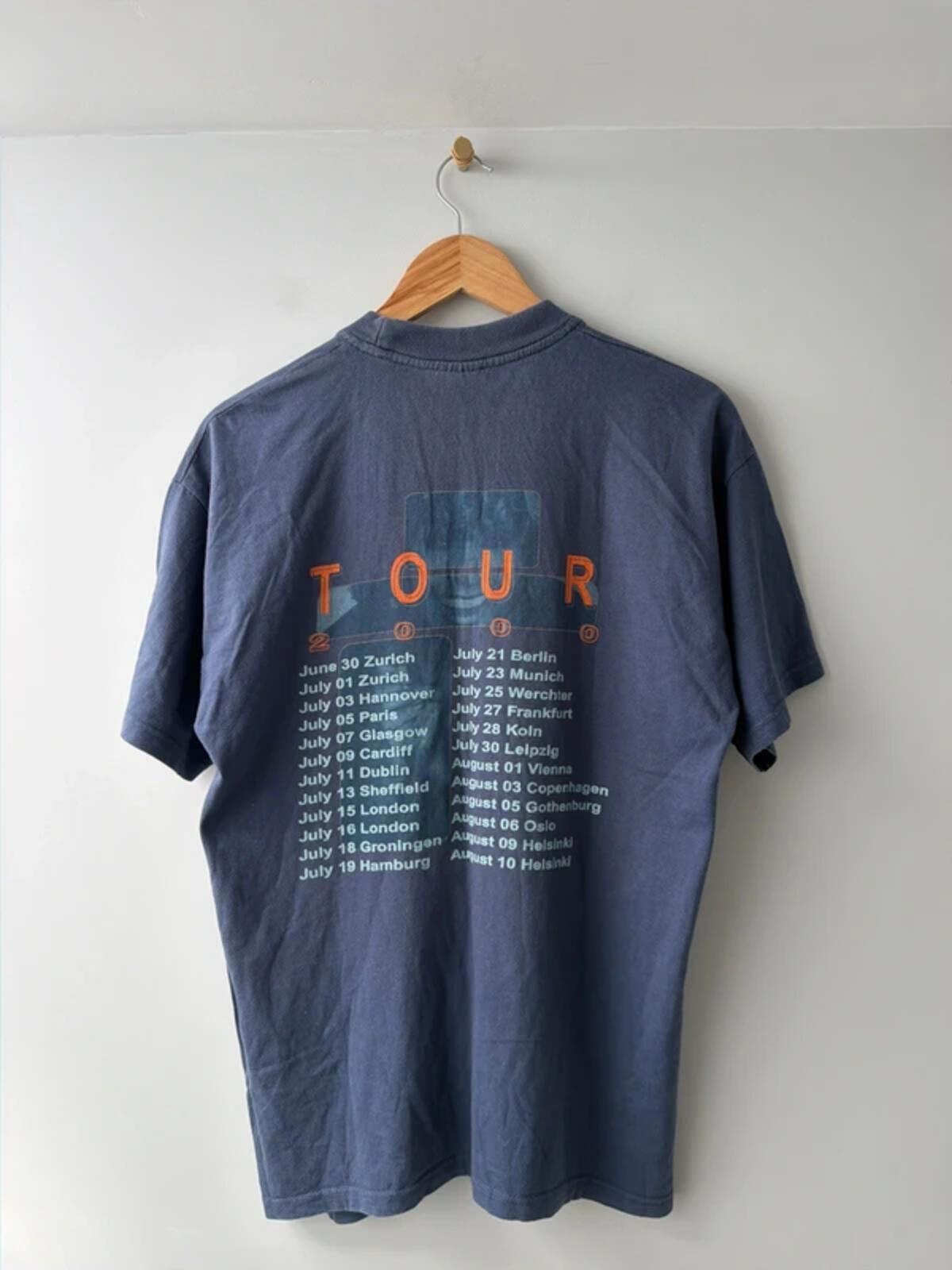 Tina Turner Vintage 2000 Tour T-shirt In Navy - Medium - 3354