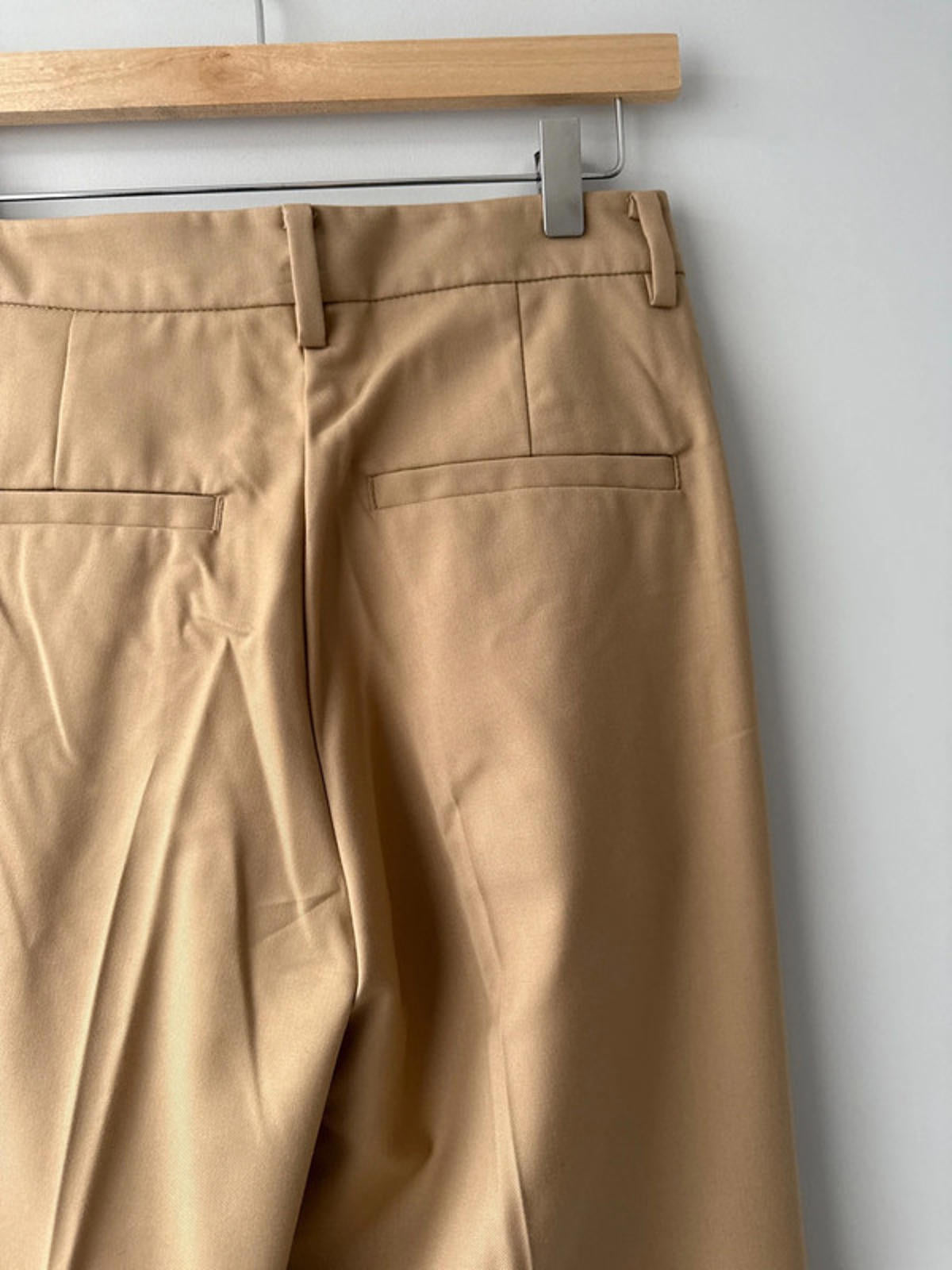 Women’s Weekday Kylie Wide Leg Trousers In Beige - W28/L32 - 1694
