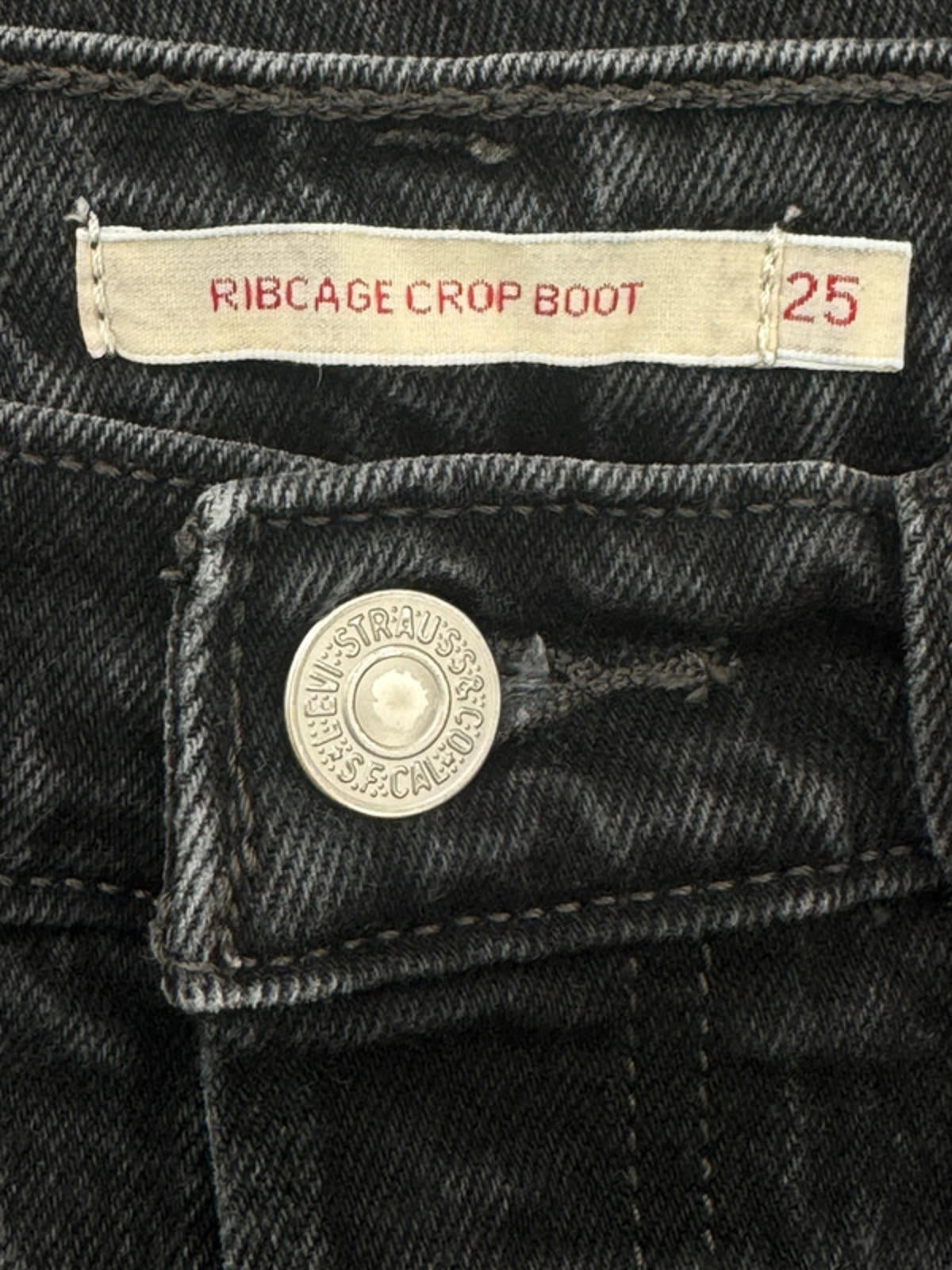 Women’s Levi’s Ribcage High Waisted Crop Bootcut Fit Jeans - W25 / L27   -1404