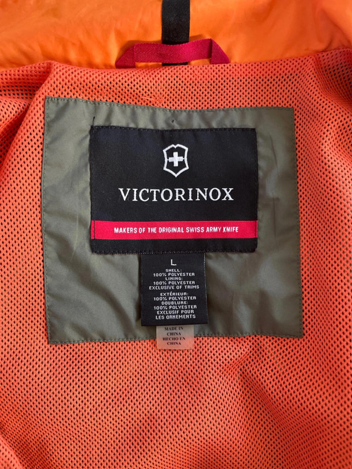 Men’s Victorinox Lightweight Harrington Jacket in Green - Large - 2664