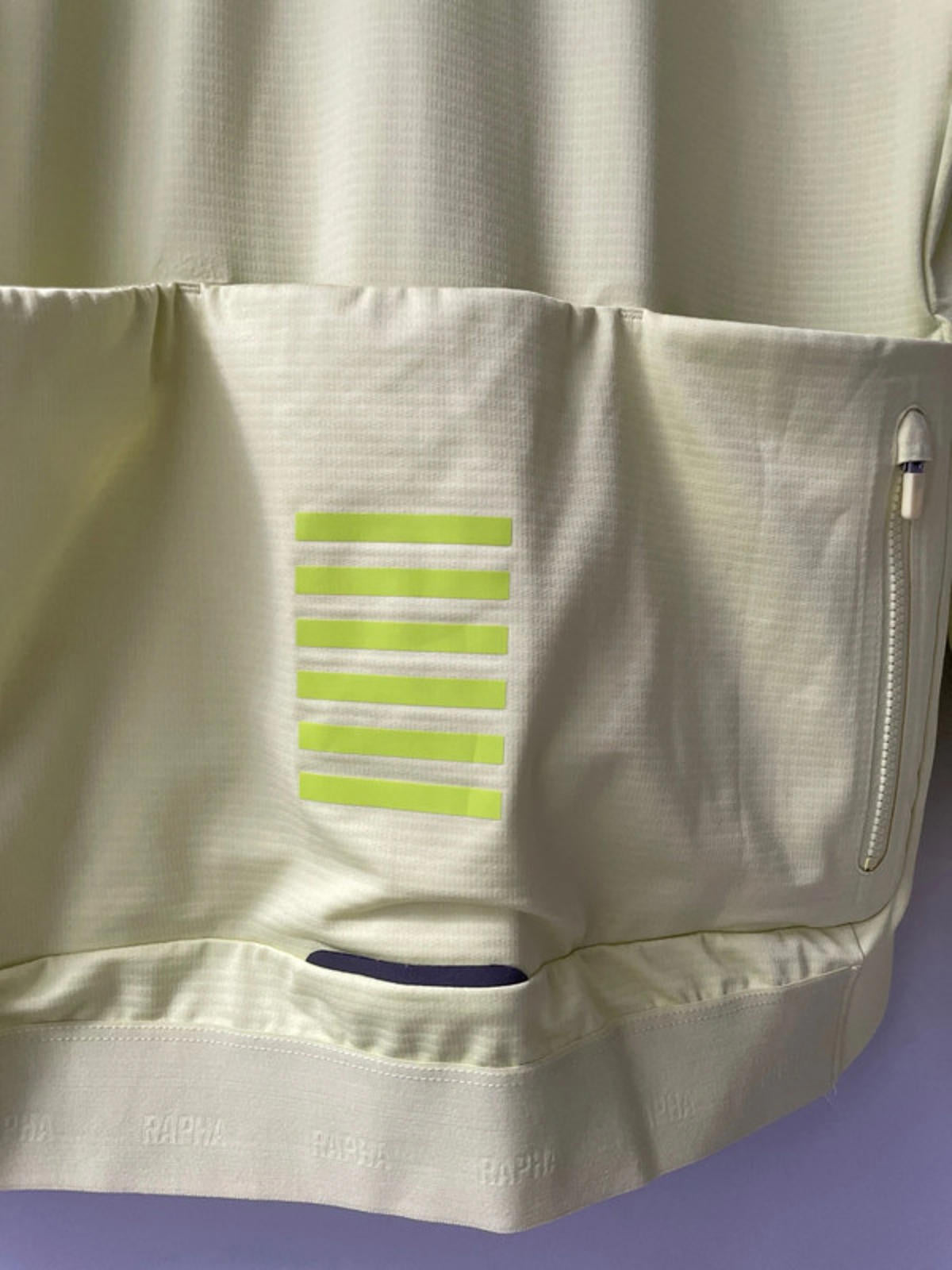 Men's Rapha Pro Team Long Sleeve Thermal Jersey in Lime - Large - 2505