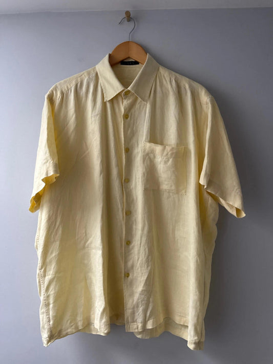 Men’s Yaly premium linen short sleeve shirt - XXXLarge - 0950