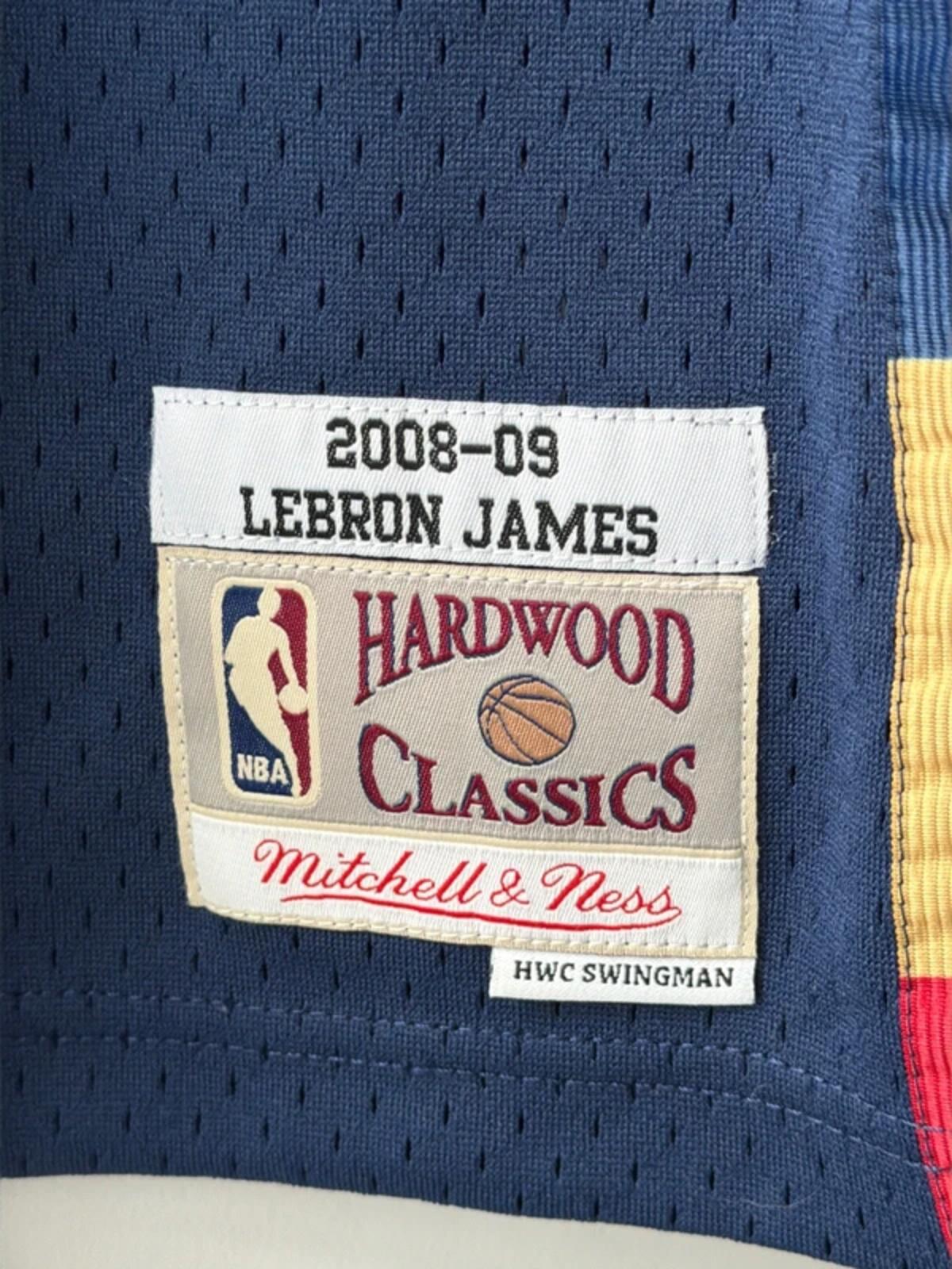 Men’s LeBron James 23 Cleveland Cavaliers 2008-09 NBA Jersey - Large - 3466