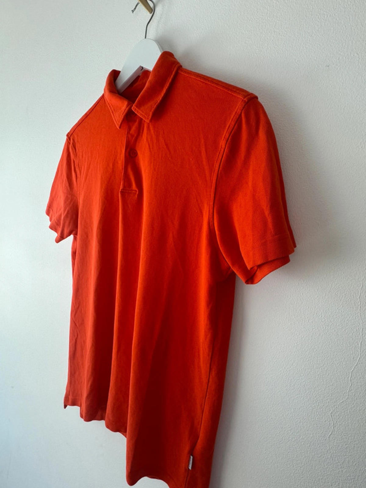 Men’s Orlebar Brown Premium Tailored Fit Polo Top In Red - Medium - 1374