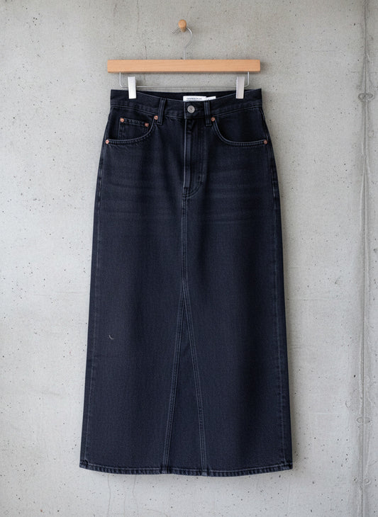 Women’s & Other Stories Long Denim Skirt In Black - UK6 - 1812