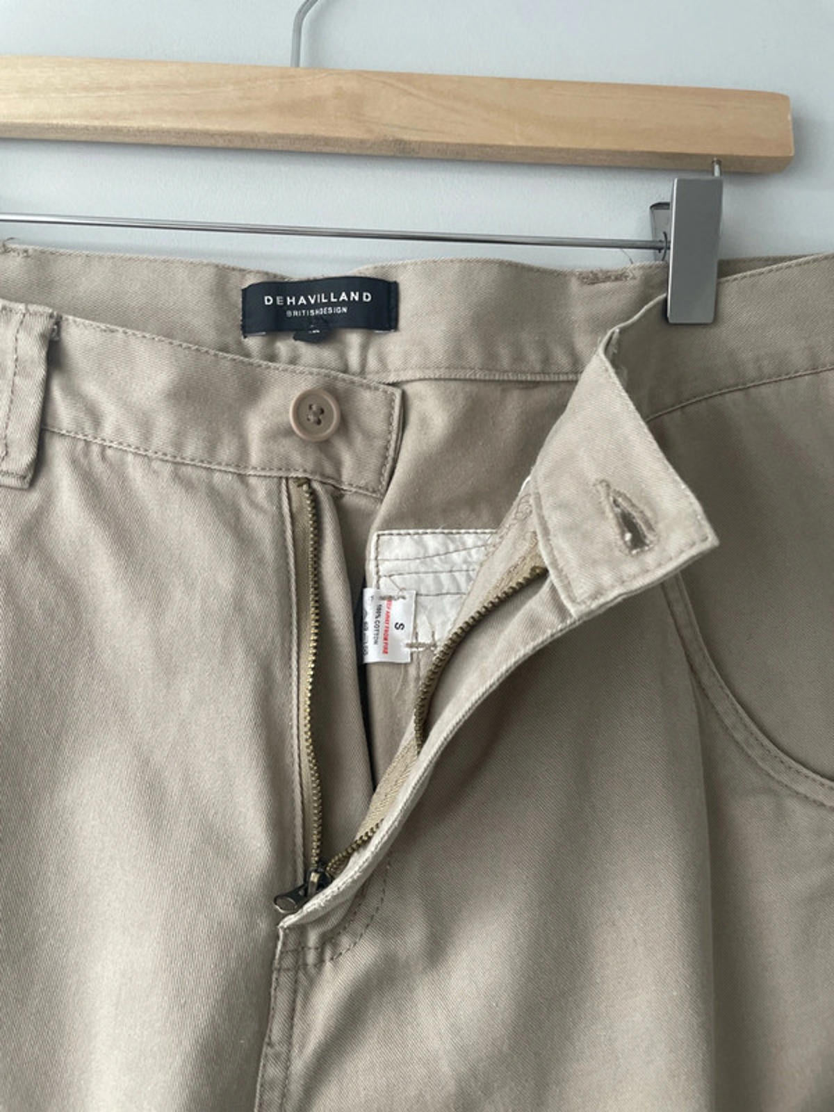 Men’s Baggy Oversized Fit Cargo Shorts In beige - W33 - 1914