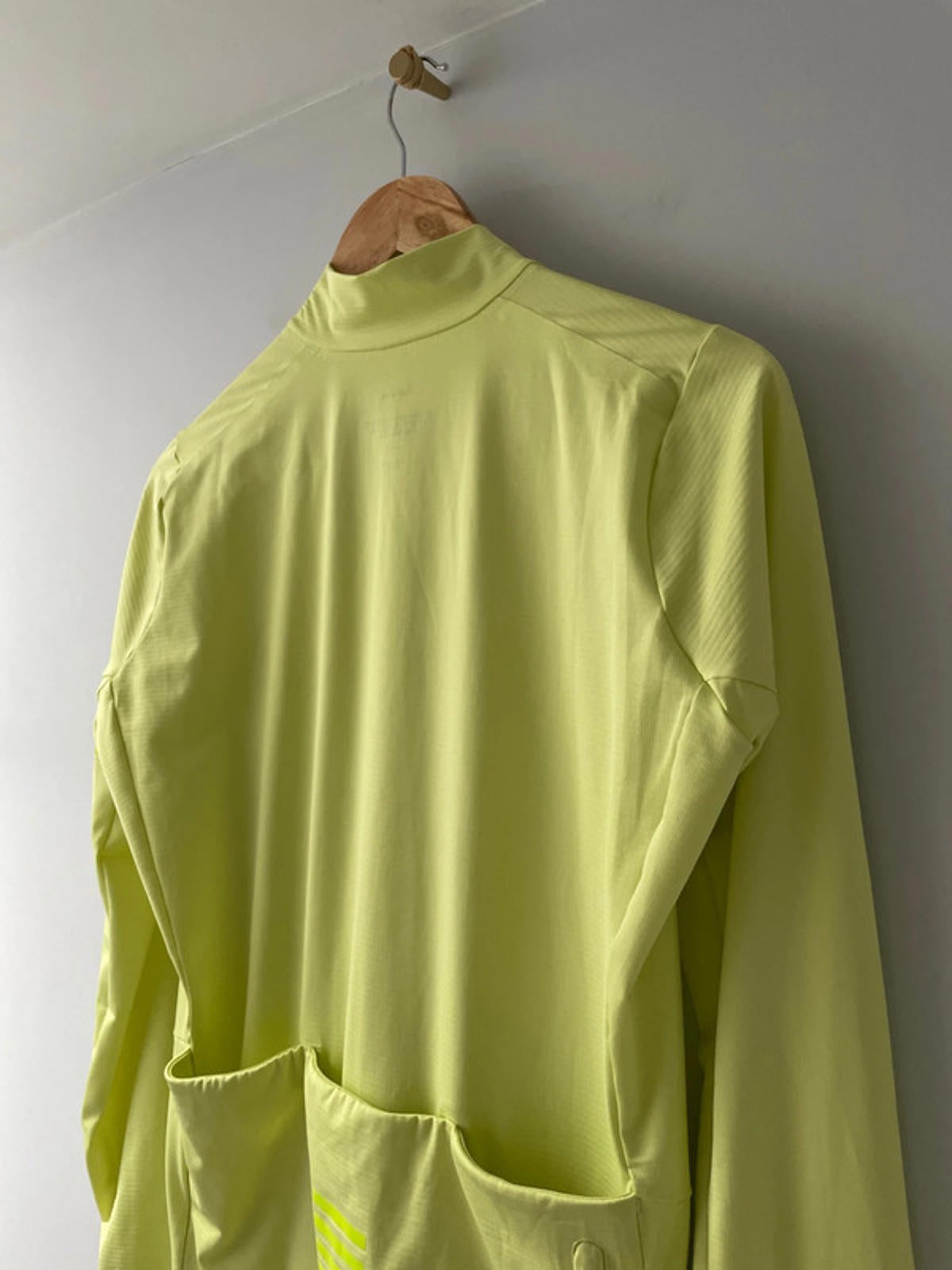 Men's Rapha Pro Team Long Sleeve Thermal Jersey in Lime - Large - 2505