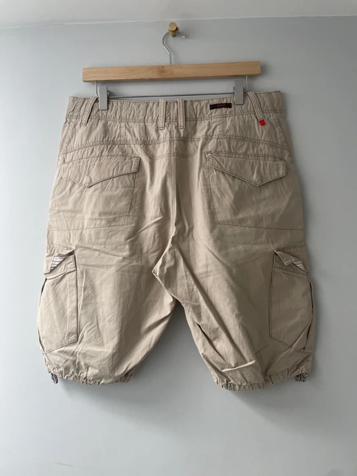 Men’s Hugo Boss Baggy oversized Fit Cargo Shorts In Beige - W34/L12 - 3183
