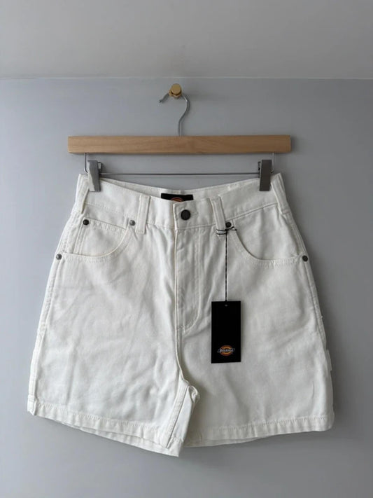 Women’s Dickies Duck Baggy Fit Cargo Shorts In Beige - W28 - 3373