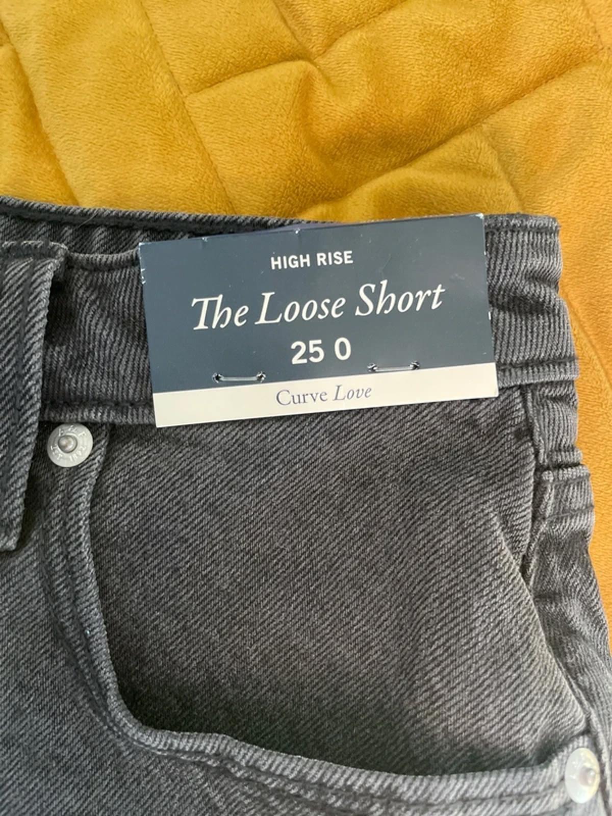 Women’s Abercrombie & Fitch The Loose Short High Rise Shorts In Black - W25/L6 - 3083