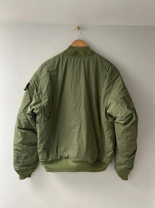 Men’s Jordan Renegade Padded Bomber Jacket In Khaki - Medium - 2376