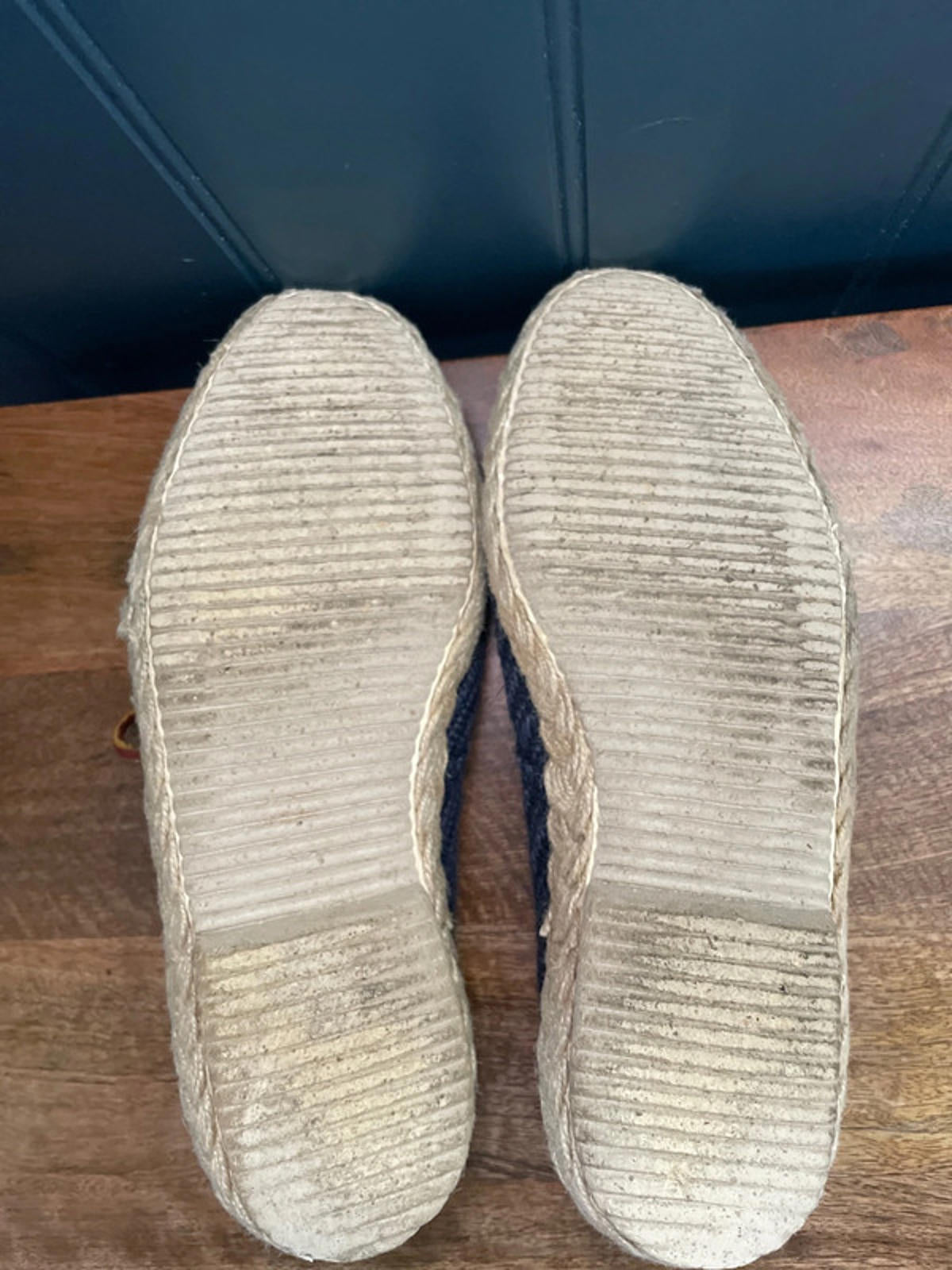 Men’s Veras Woven Navy Espadrilles - UK 9 - 1612