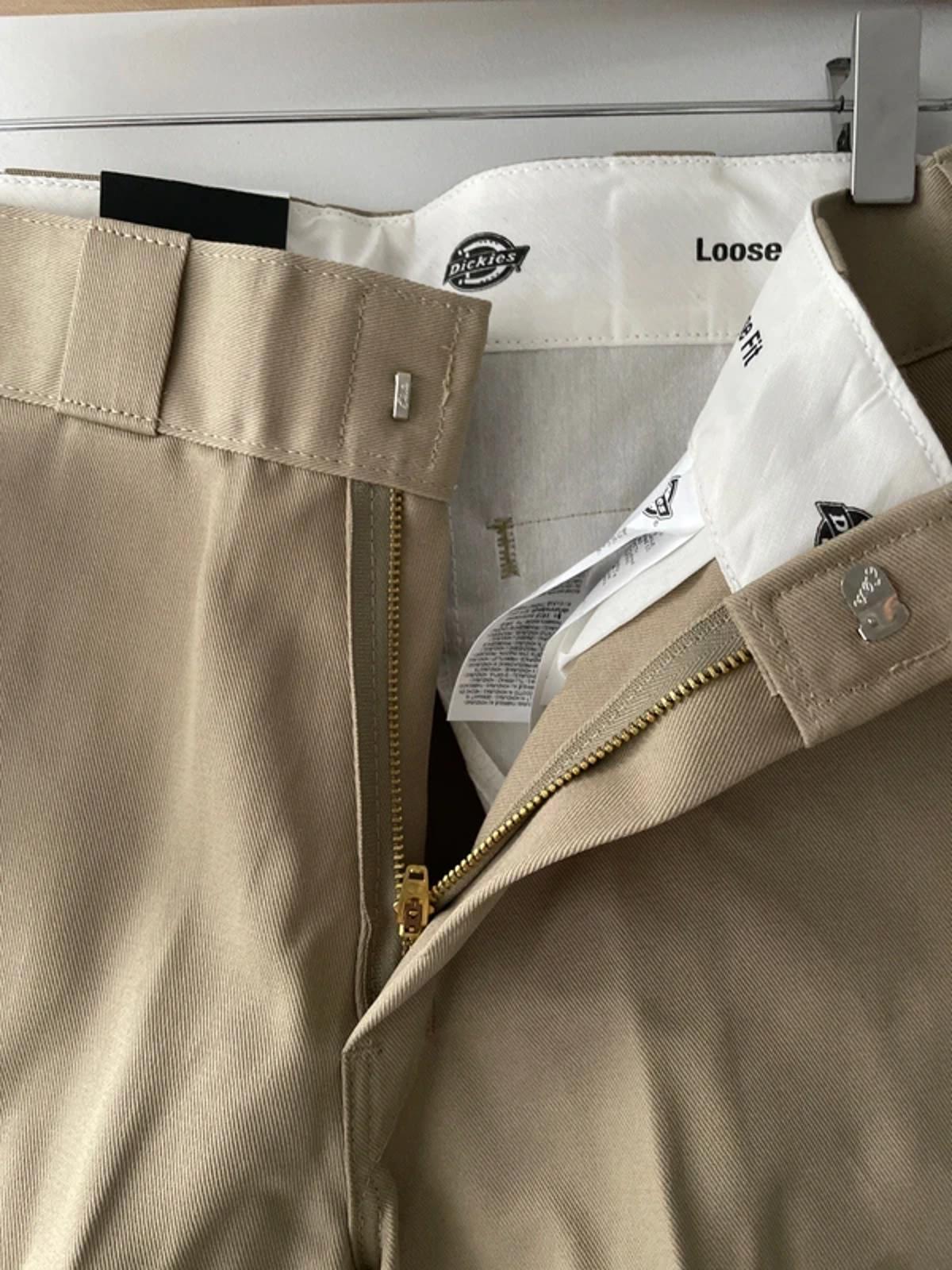 Women’s Dickies Double Knee Straight Fit Work Pant Chino in Beige - W26/L31 - 2944