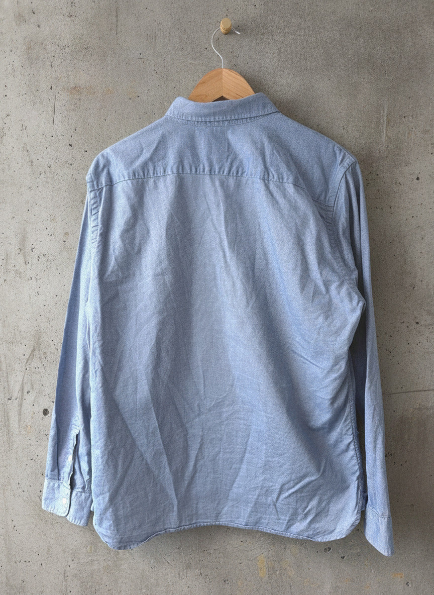 Men’s Levi's Oxford Chambray Shirt In Light Blue - Large - 3776