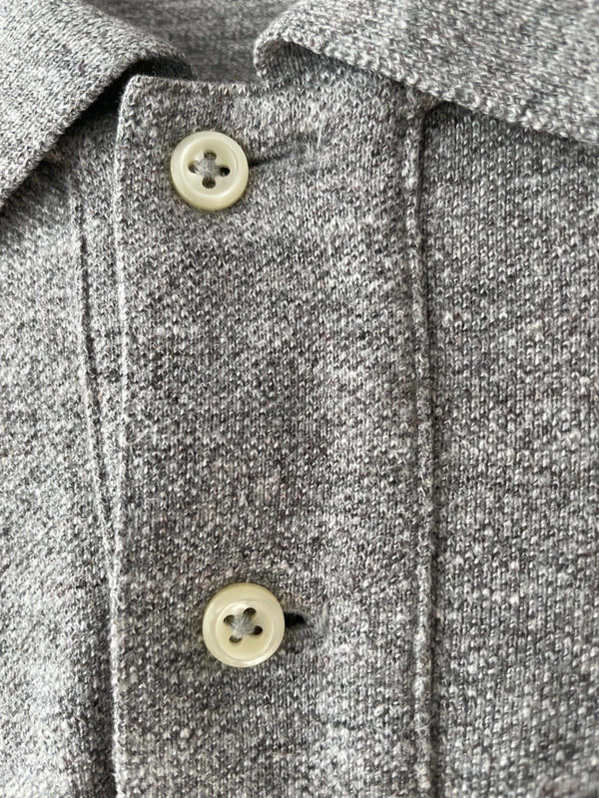 Men’s Ralph Lauren Premium Long Sleeve Polo Top In Grey - Small - 1559