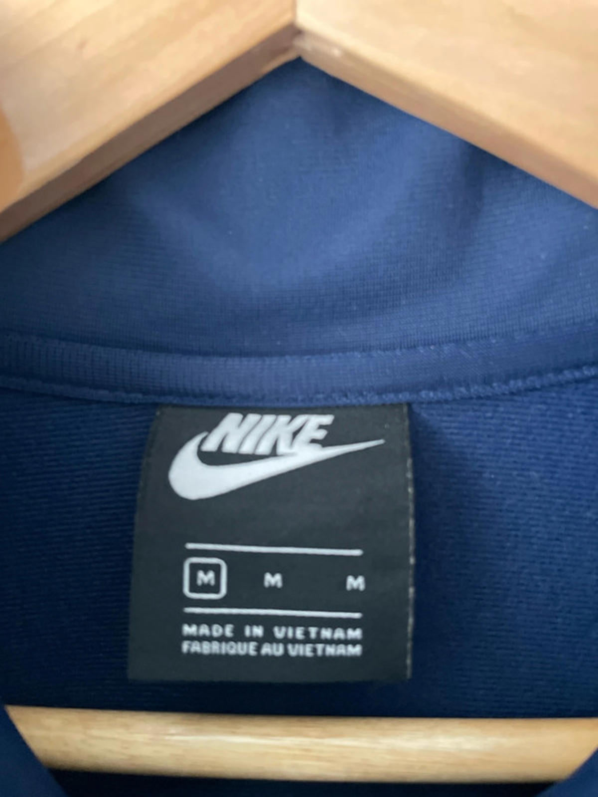 Men’s Nike Long Sleeve Track Jacket In Navy - Medium - 2265