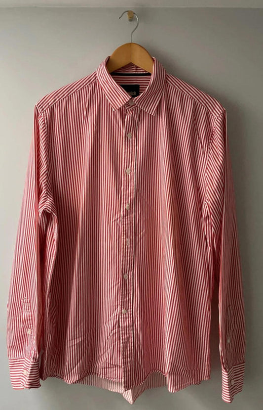 Men’s Howick Premium Long Sleeve Stripped Shirt - Large - 0045