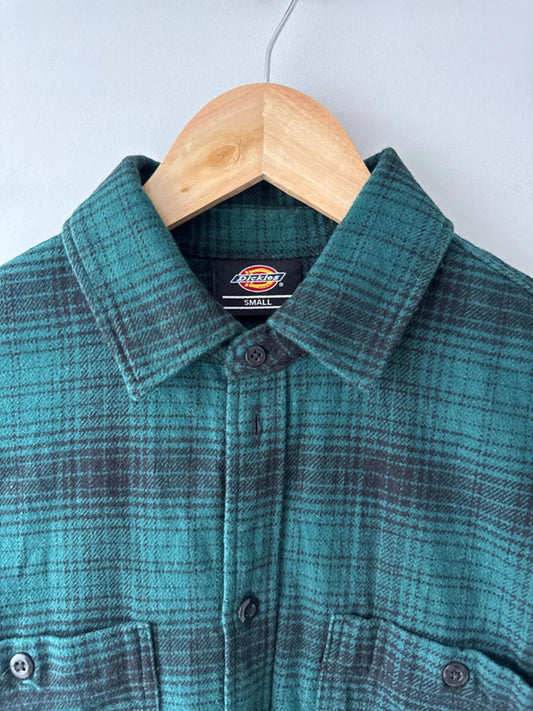 Men’s Dickies Heavyweight Brushed Cotton Check Shirt - Small - 1973