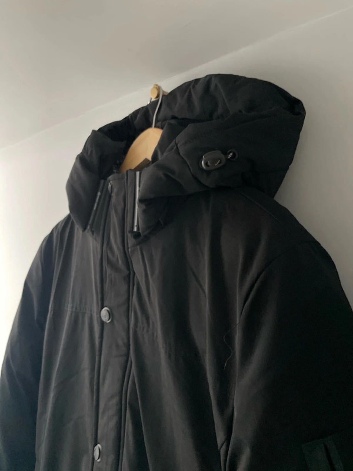 Men’s Point Zero Natanel Classic Parka Jacket In Black - Small - 2496 - RRP £250