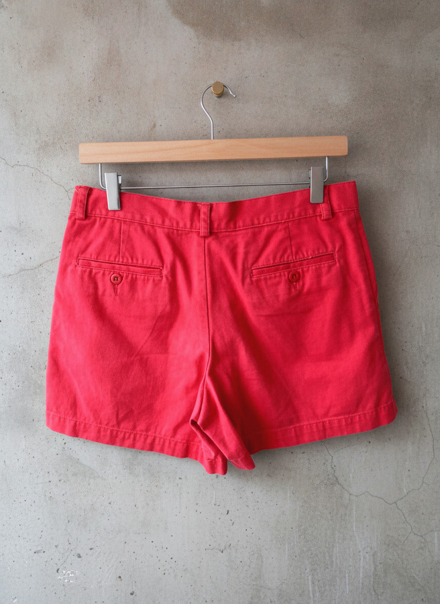 Women's Ralph Lauren Classic Chino Shorts In Red - W30 - 1262